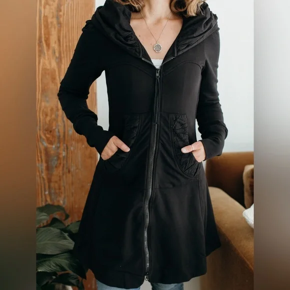 Prairie Underground long cloak full zip Hoodie Jacket - Picture 4 of 8